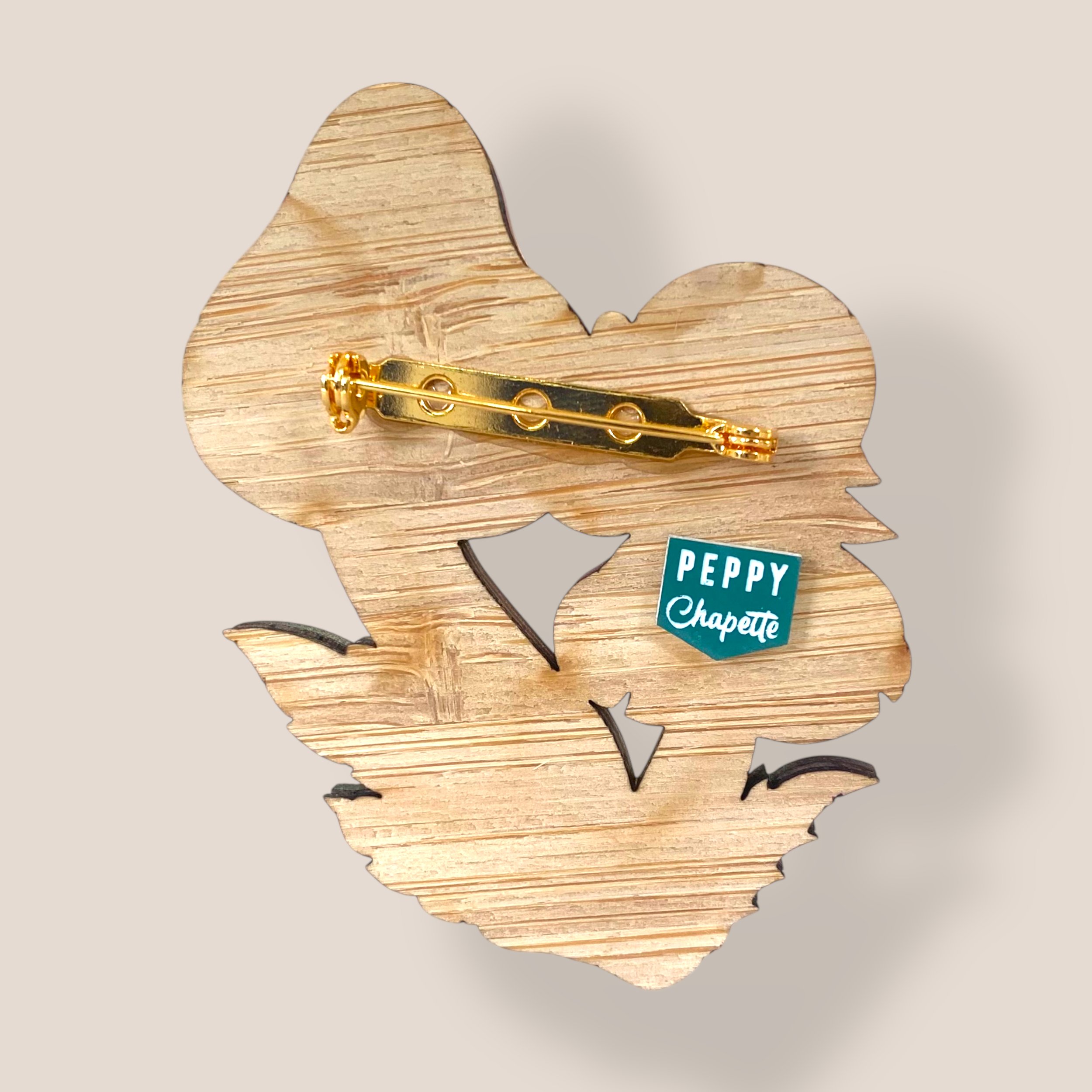 Danilova Jewellery, Peppy Chapette, Beatrice Toadstool (2022) Acrylic Brooch4.png