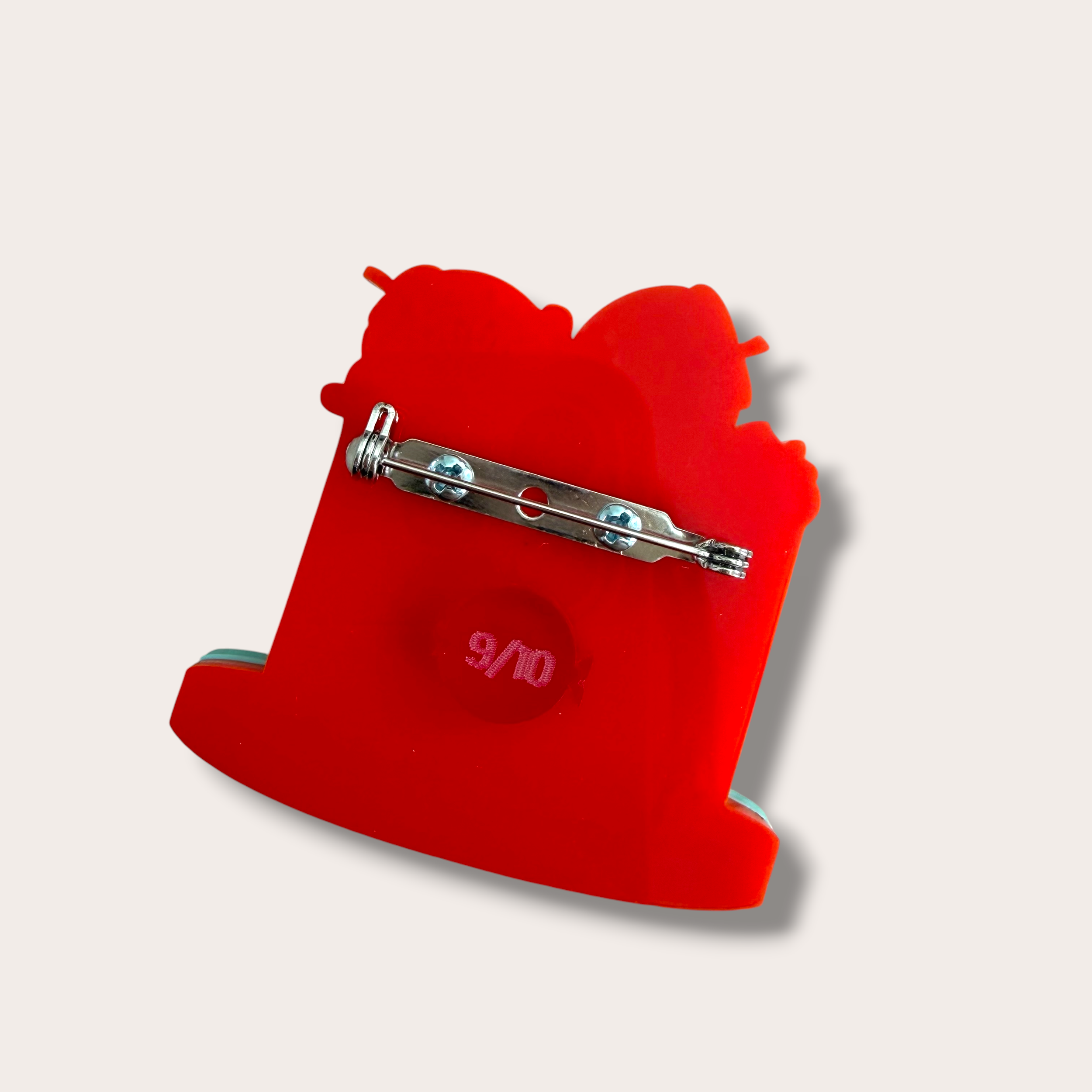 Danilova, La Vidriola, Mini Japanese Strawberry Shortcake, Acrylic Brooch2.PNG