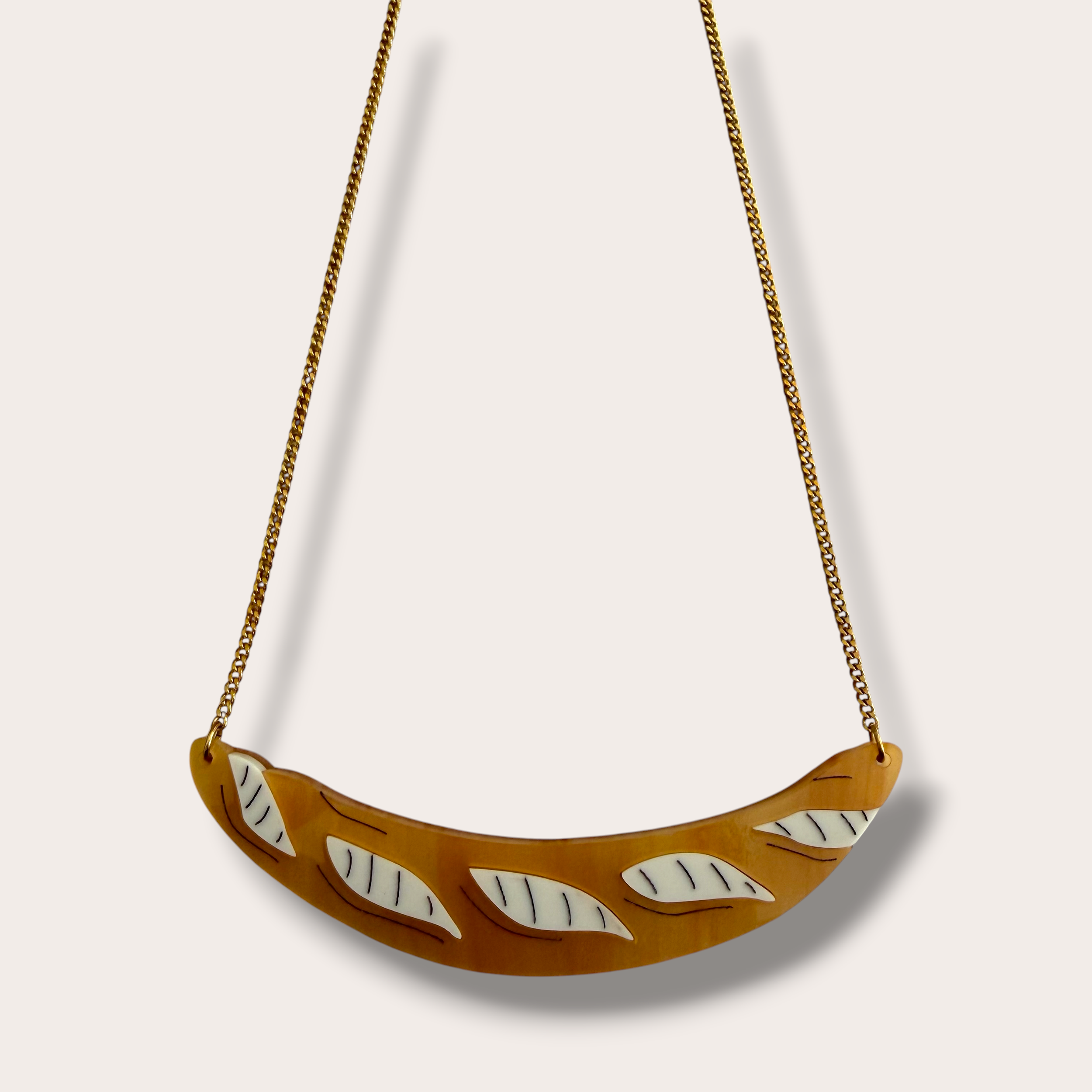 La Vidriola, Baguette, Acrylic Necklace
