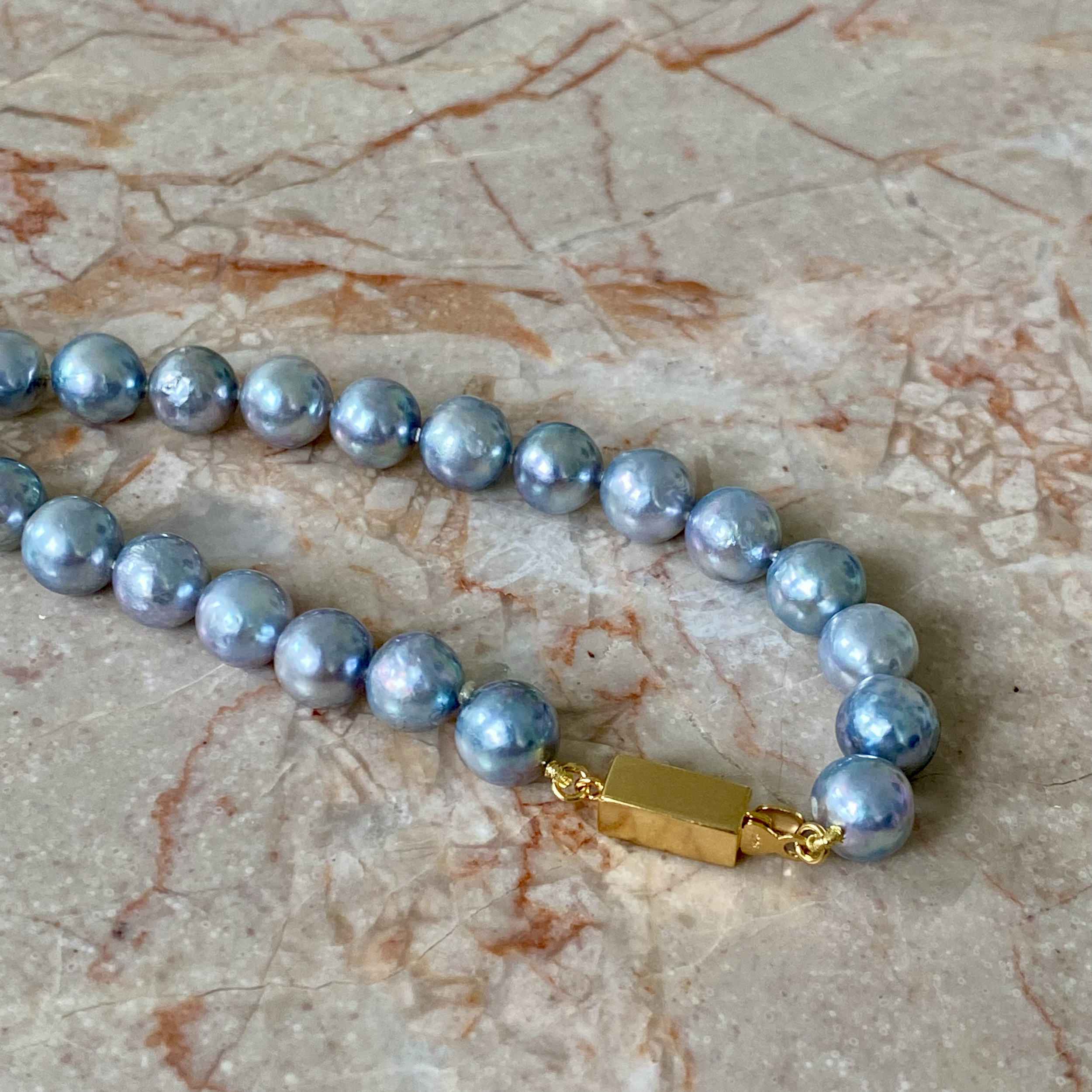 By Danilova, Blue Akoya Pearl & Lazurite Pendant, Necklace9.png