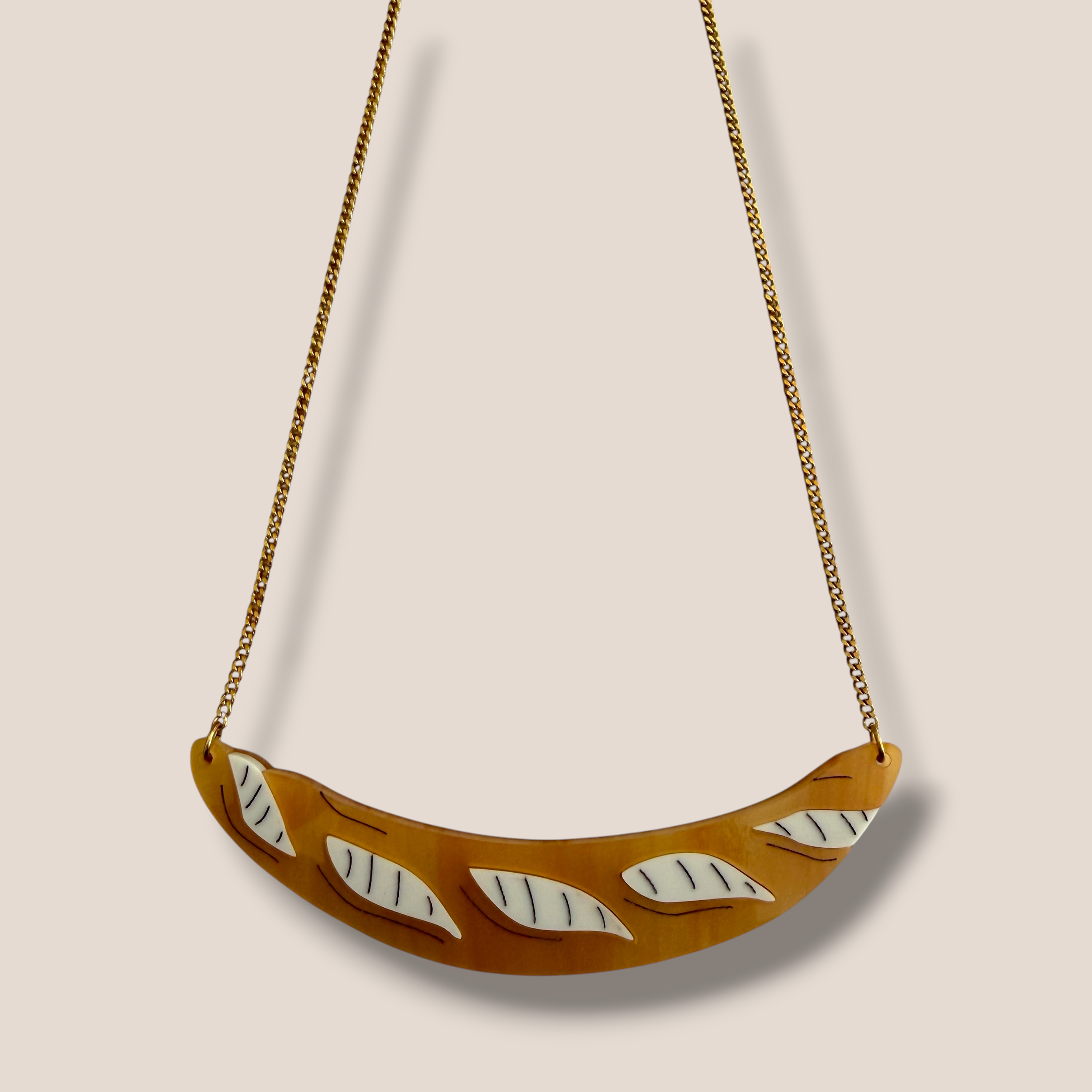 La Vidriola, Baguette, Acrylic Necklace