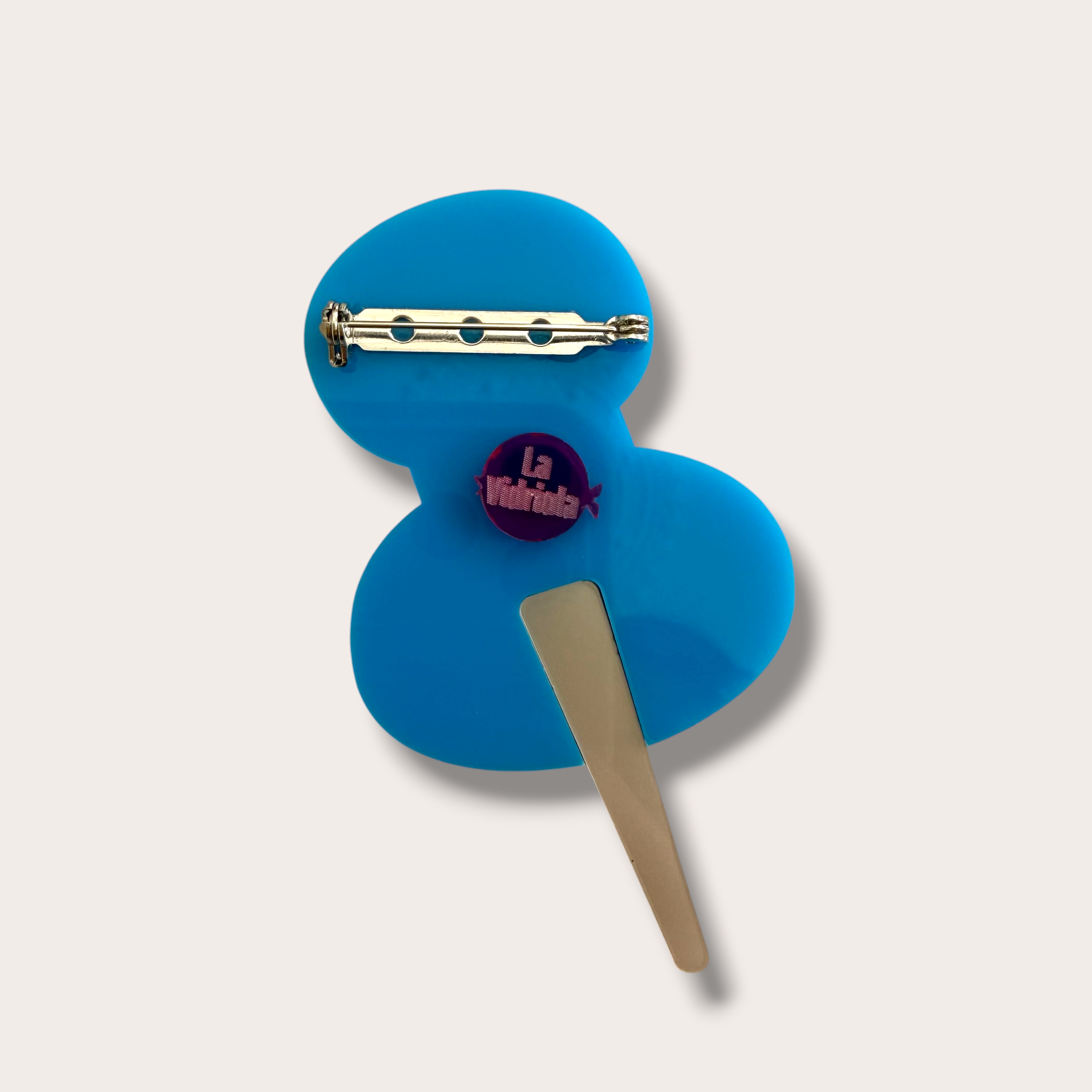 Danilova, La Vidriola, Put a Pin in it, Acrylic Brooch3.PNG