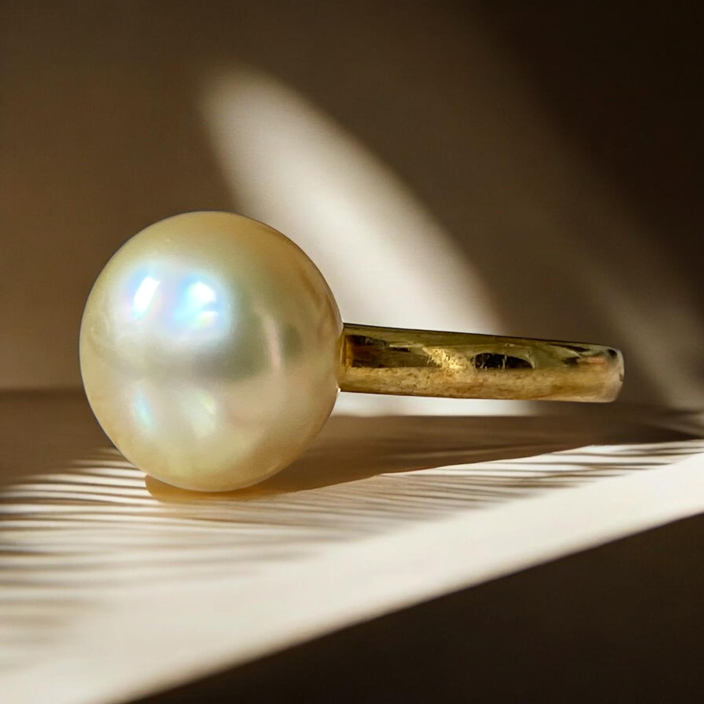 South Sea, Gold Pearl Ring in Gilded Silver Setting2.PNG