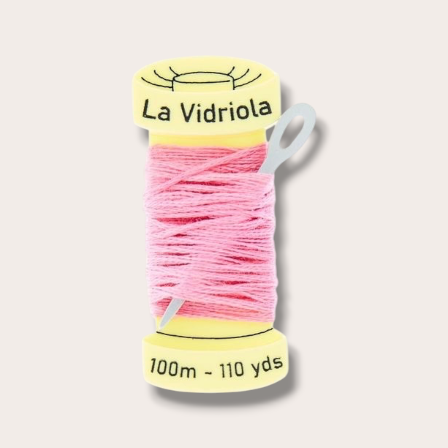 La Vidriola, My Favourite Colour Sewing Thread, Acrylic Brooch