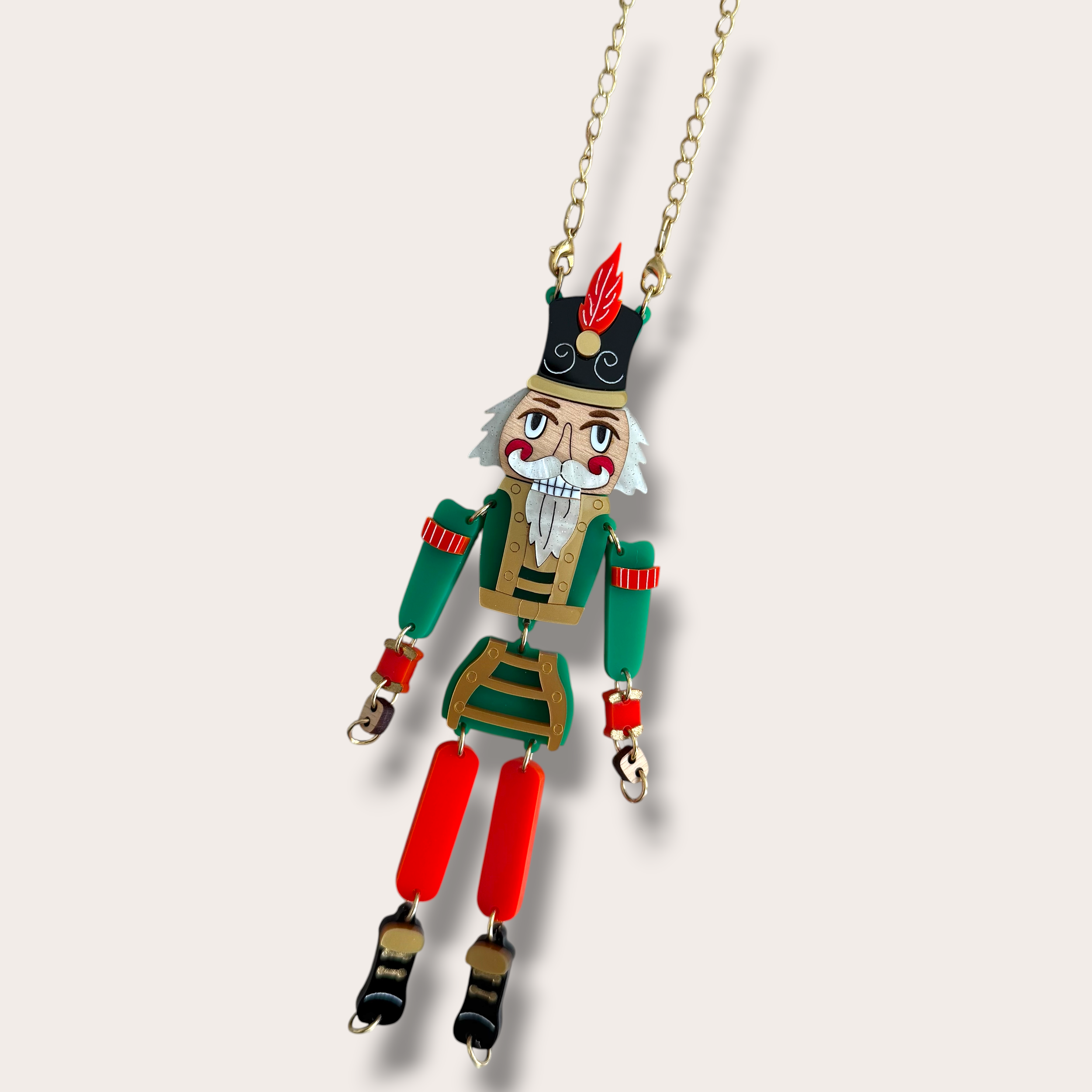 Danilova, La Vidriola, The Nutcracker, Interactive, Acrylic Necklace4.PNG