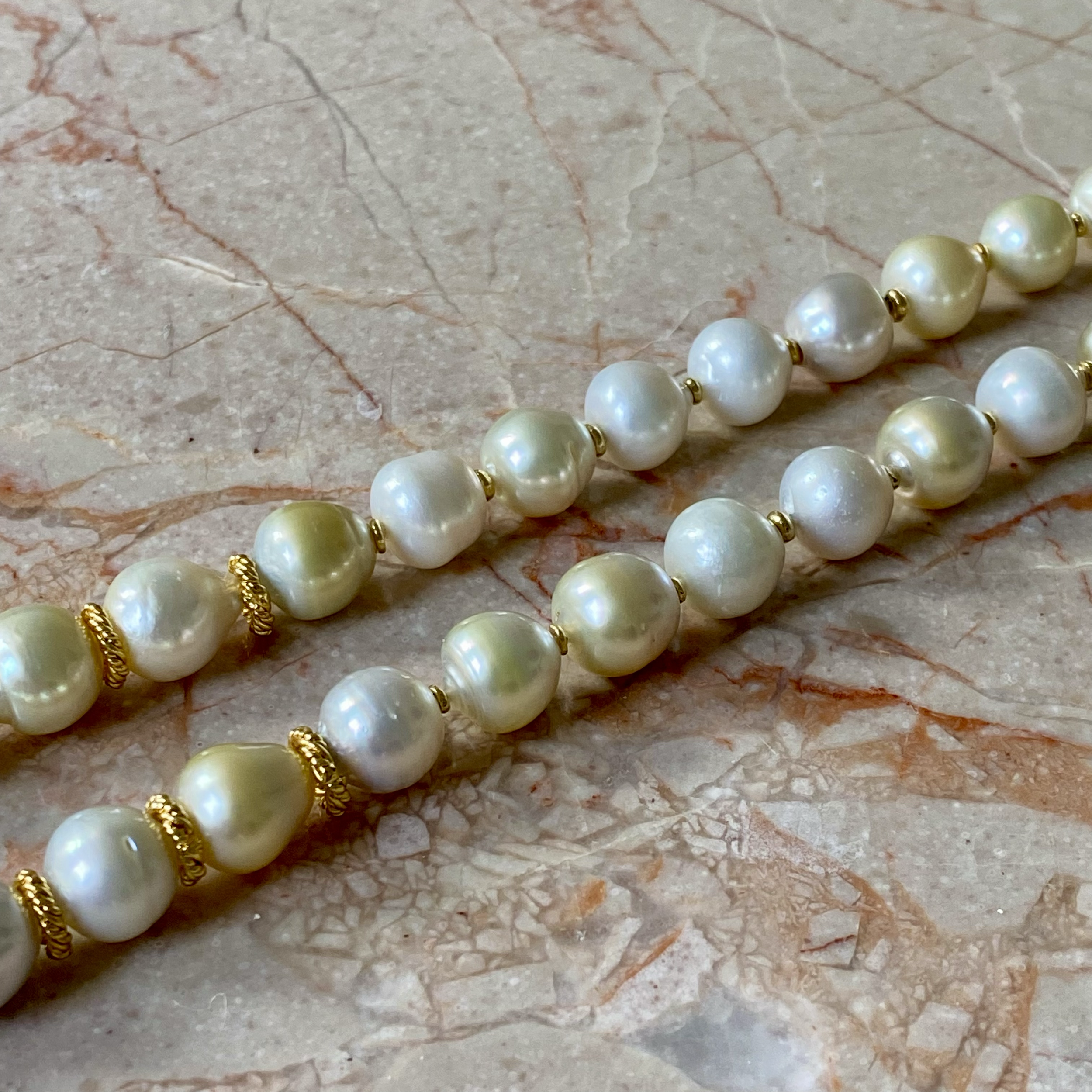 By Danilova, White Pearl, Jade & Diamond Elephant Pendant Necklace7.png