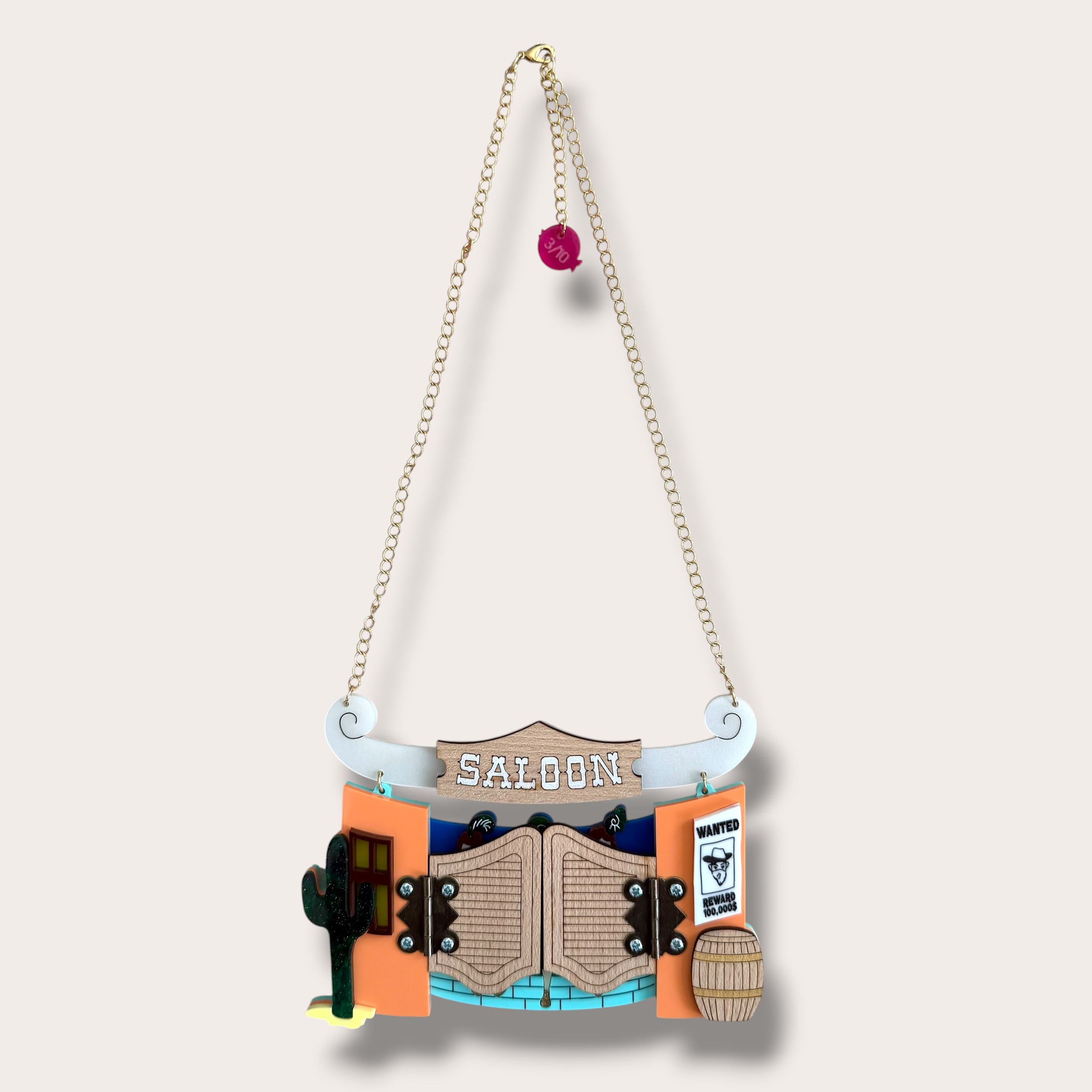 Danilova, La Vidriola, Open the Saloon Doors, Interactive Acrylic Necklace0.PNG