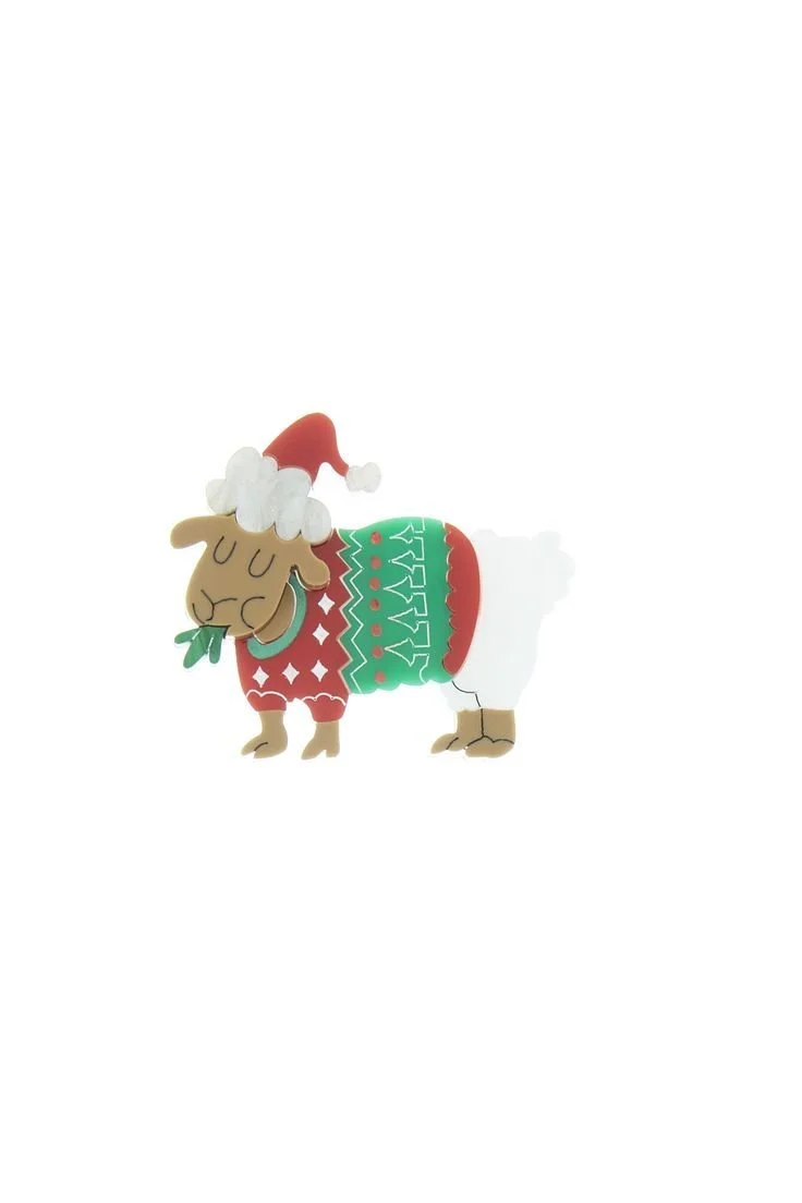 Danilova, La Vidriola, My Sheepy Jumper Brooch, Acrylic Brooch:Pin2.jpg