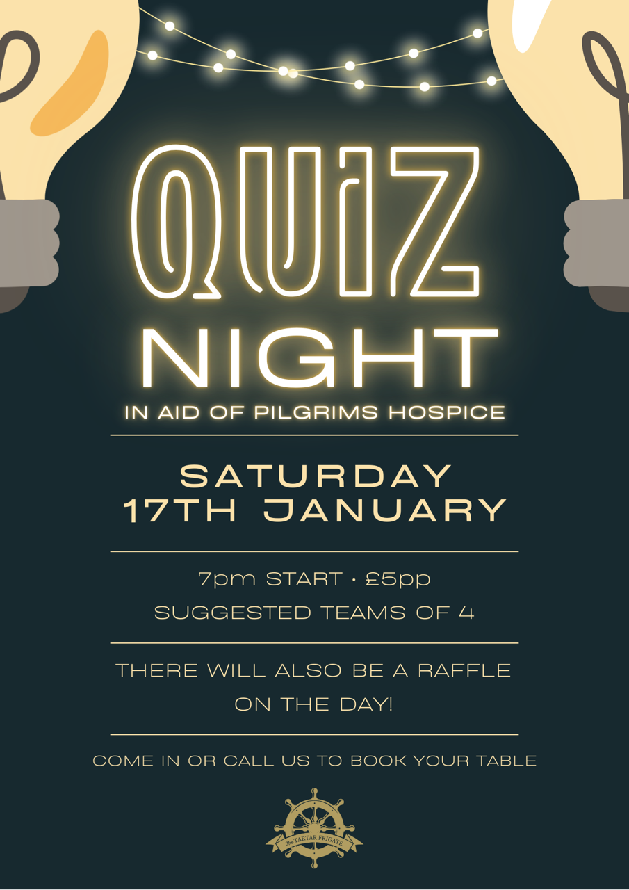 Quiz Night in Aid of Pilgrims Hospice