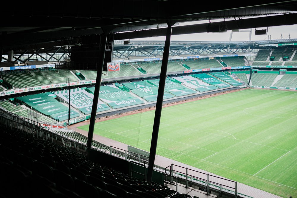  Tribüne West im Weserstadion, Foto: Alem Kolbus 