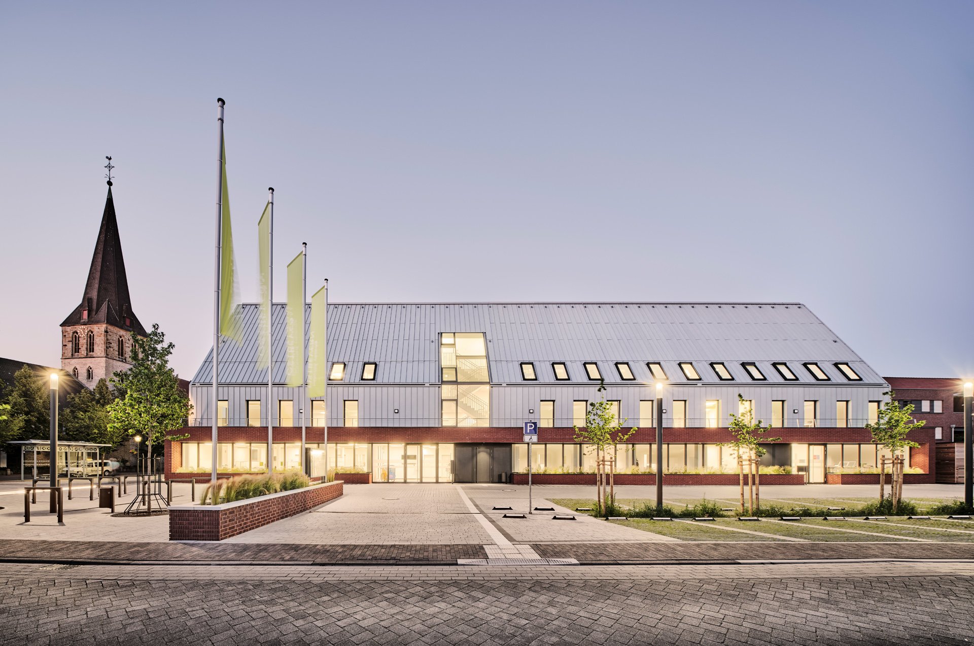  Rathaus Ostbevern, Entwurf SDBA Schnoklake Betz Dömer Architekten, Münster, Ostbevern, 2020-06-24, Foto: Caspar Sessler 