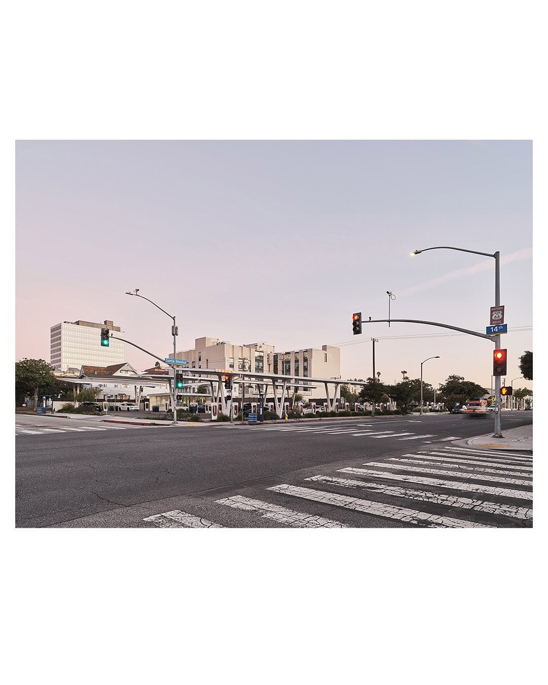 every charging station on santa monica blvd #channelingedruscha