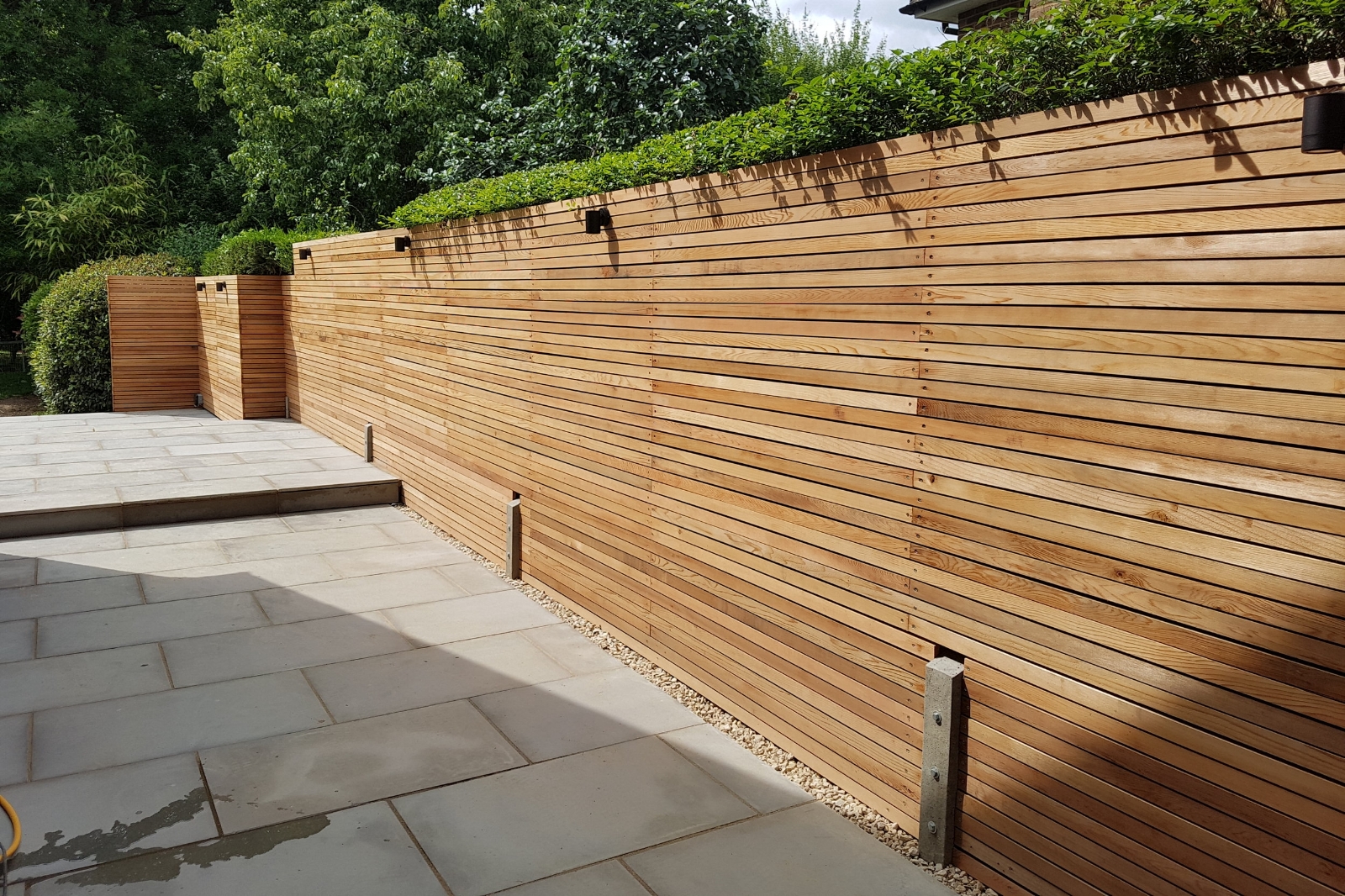 Contemporary Red Cedar Fencing Chichester