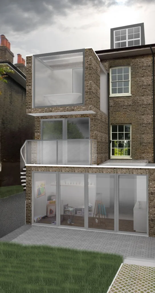 Image of proposed change to house - 39 Vanbrugh Park.