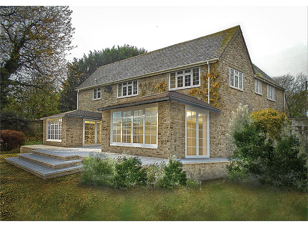 Image of proposed change to house - Orchard Cottage, Corfe Castle, Dorset.