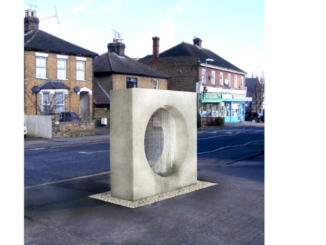  On the street corner outside newsagents