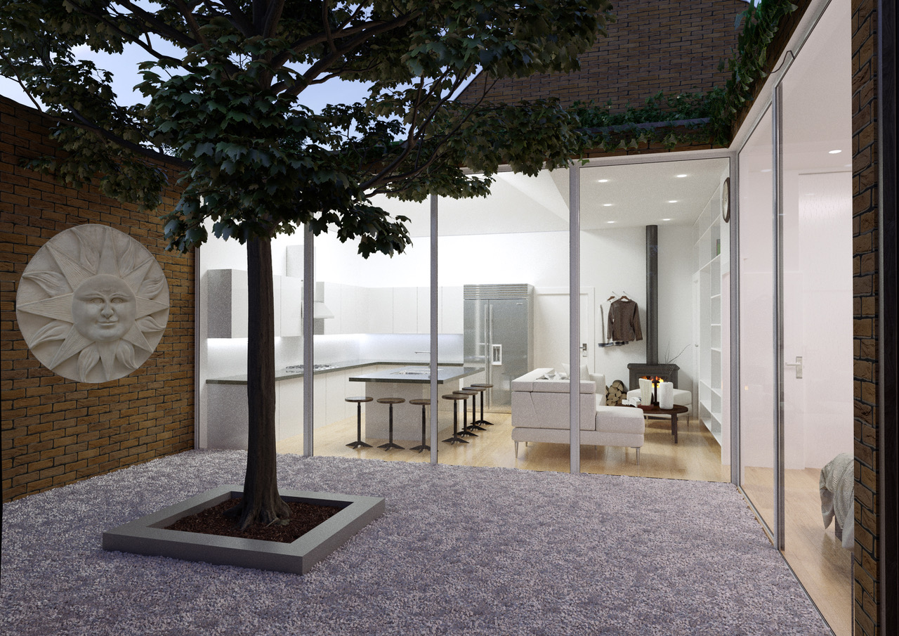 Render of proposed design - Interior