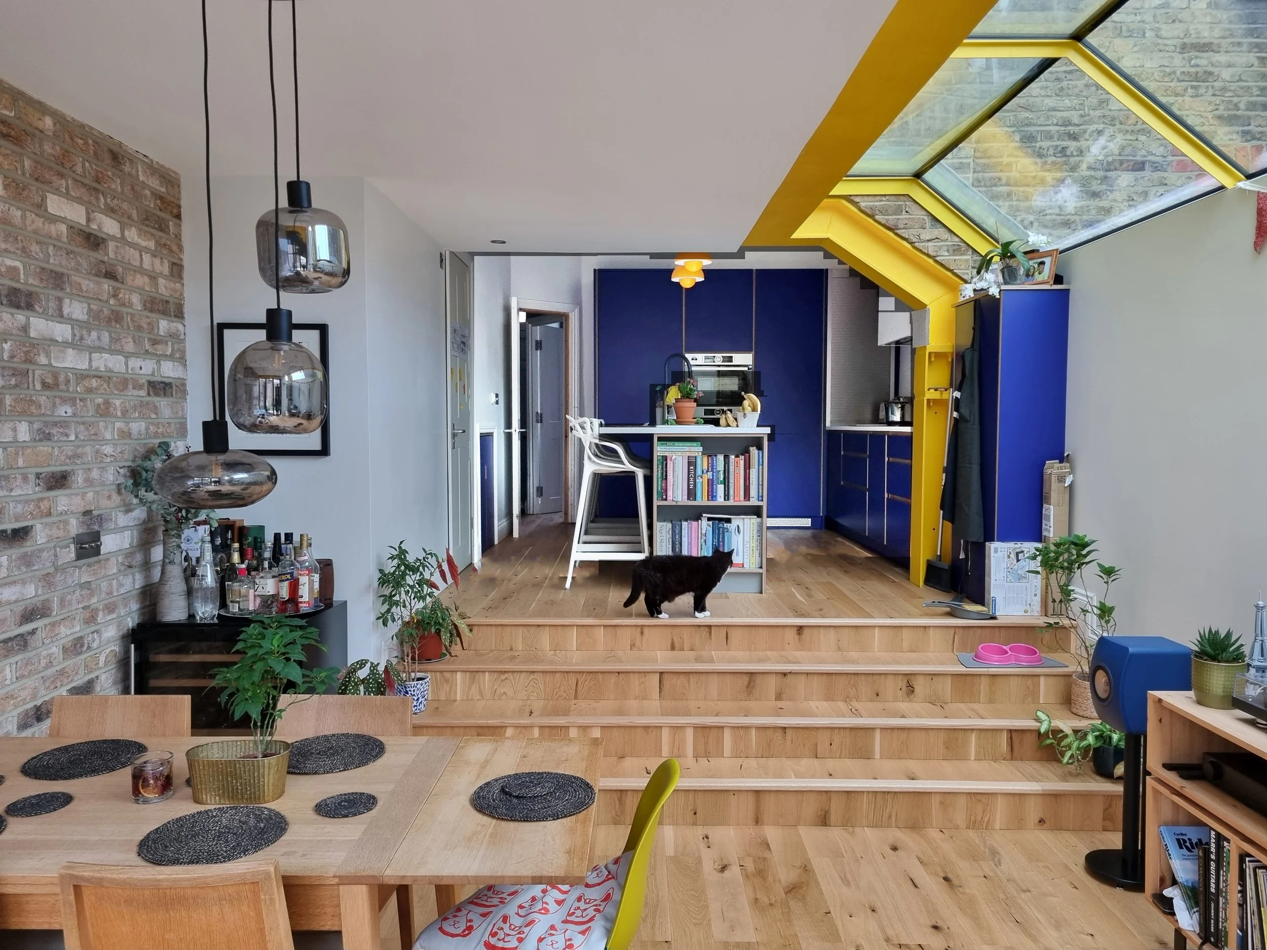 LOOKING BACK UP STEPS KITCHEN.jpg