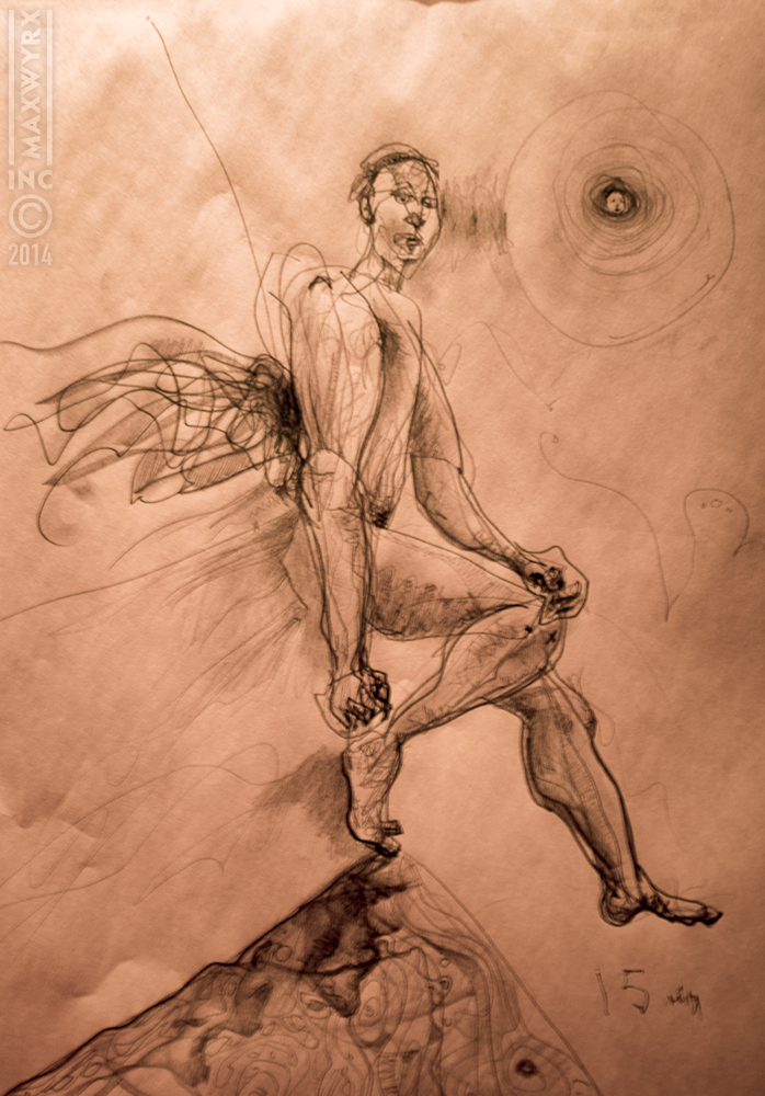 Untitled figure drawing, 2014