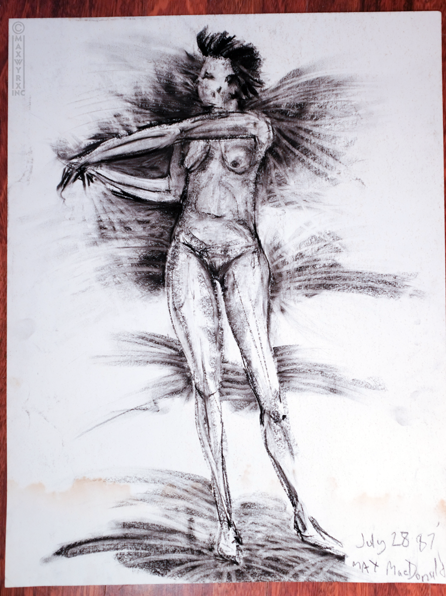 Figure study, University of Guelph, late 80s