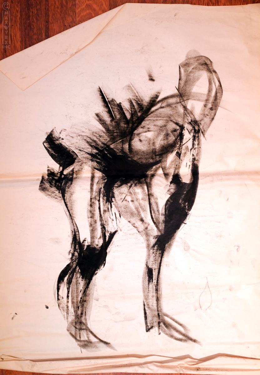 Figure study, University of Guelph, late 80s