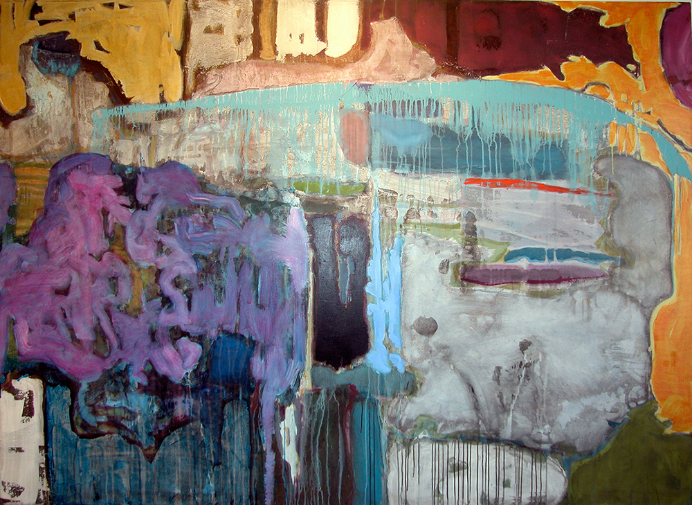 A Succession of Veils, acyrlic on canvas 2003. Collection ReMax Realty