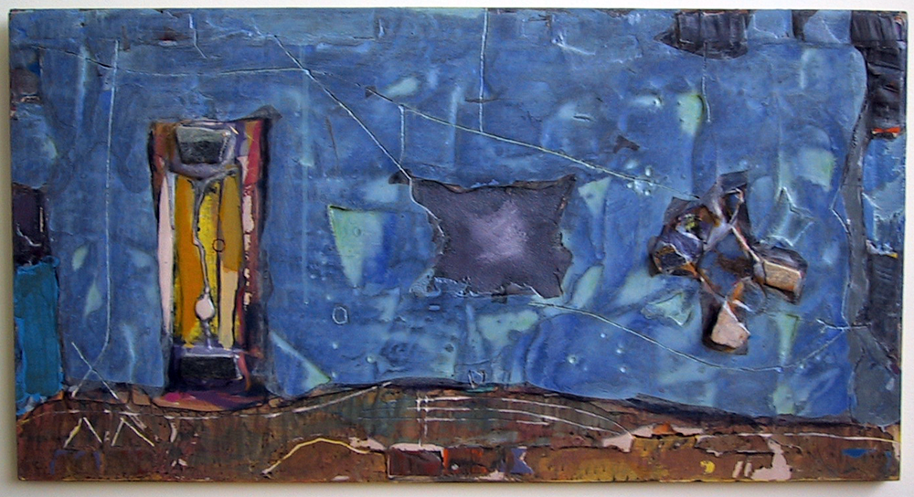 What I Learned In School Today, mixed media on panel, 2002. Collection J. Filletti