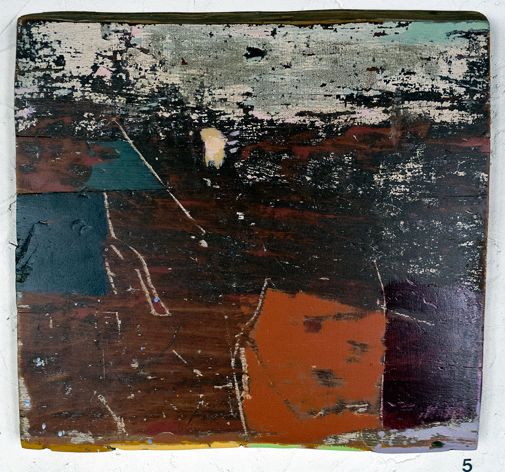 Nostalgia, acrylic on panel, 2011. Collection P. Greenberg & Roberta X