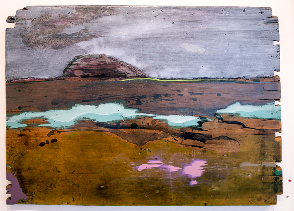 Place I Thought I knew, acrylic on panel, 2013. Collection L. Duransky