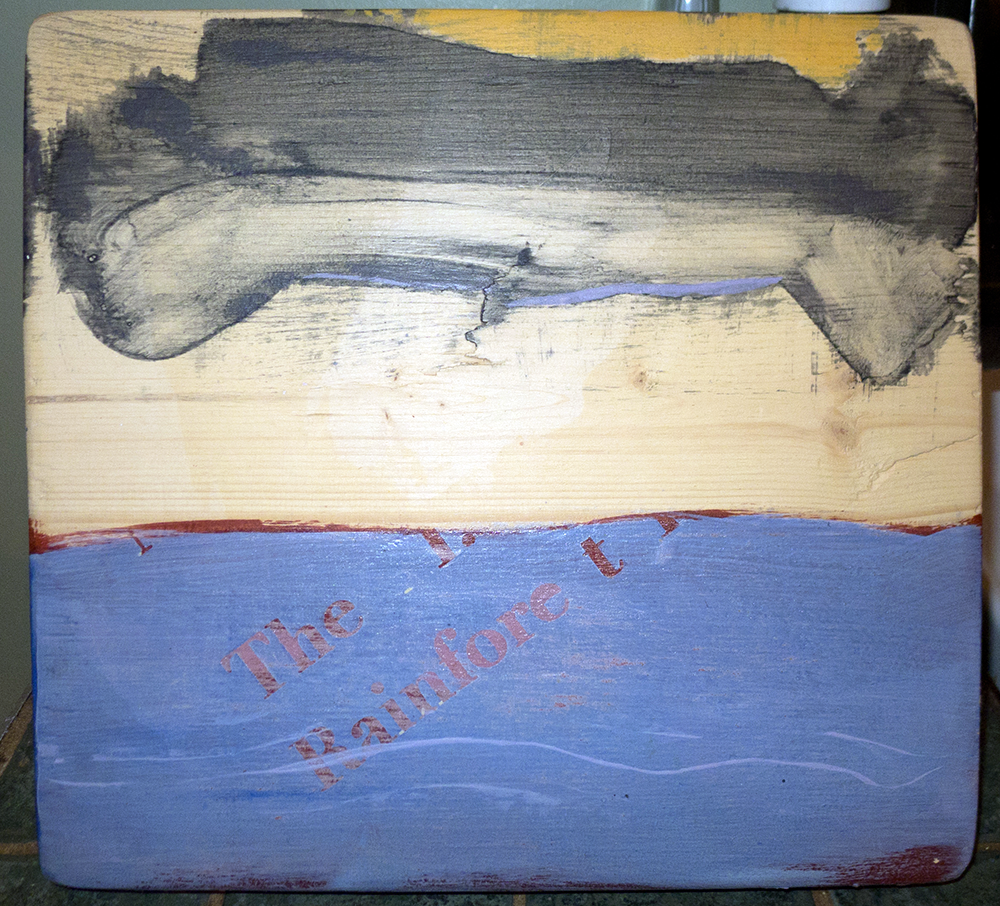 Simple, acrylic on panel, 2009