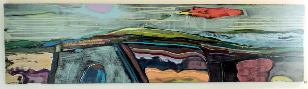 The Keep, acrylic on panel, 2014. Collection P. Koczerginski