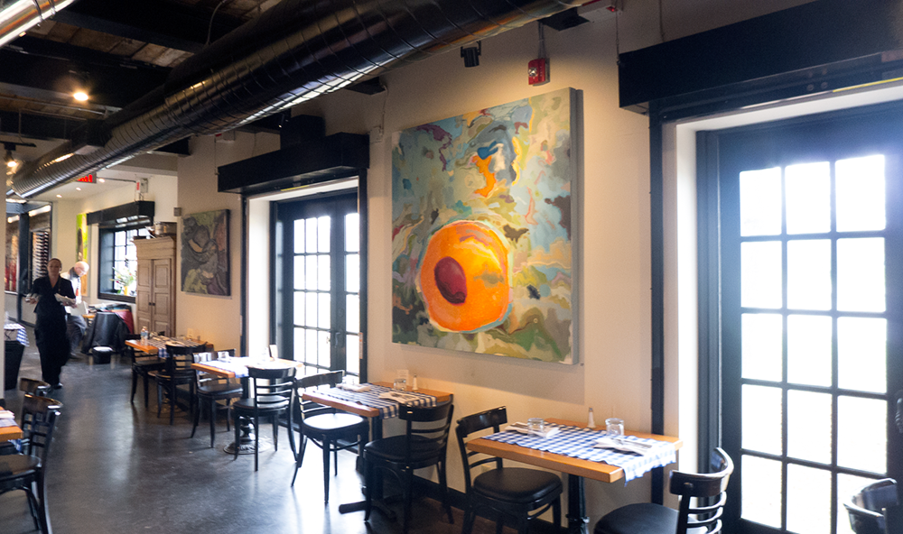 Tropica, acrylic on canvas, 2012. Collection L. Davis