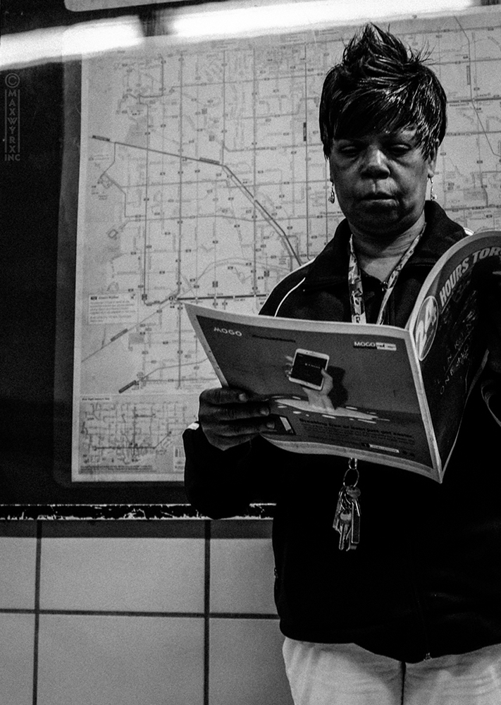 Waiting for the subway, Queen &Yonge