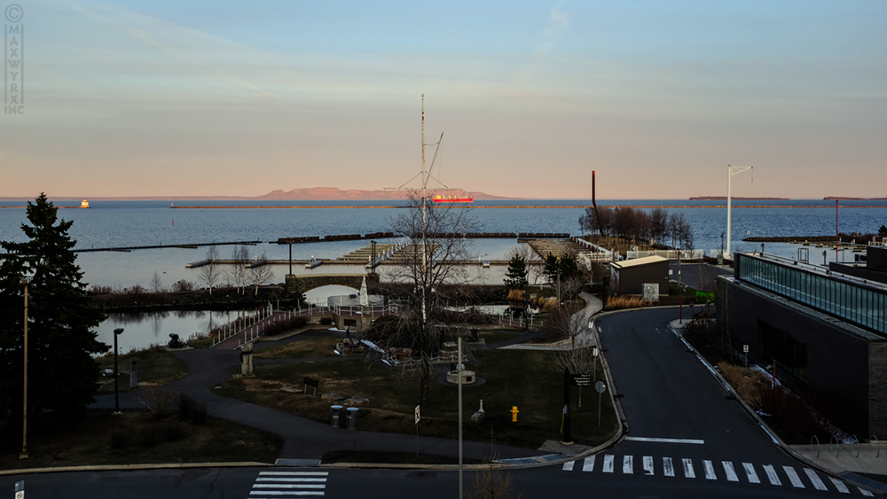 Looking south from downtown Thunder Bay, Ontario