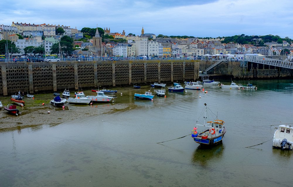 Low tide, St. Peter Port, Guernsey