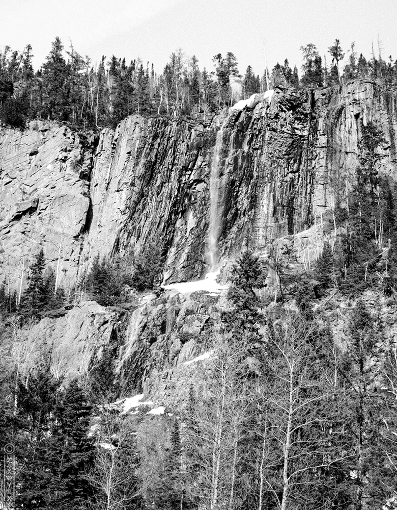 Cliff face, Highway 17 near Nipigon