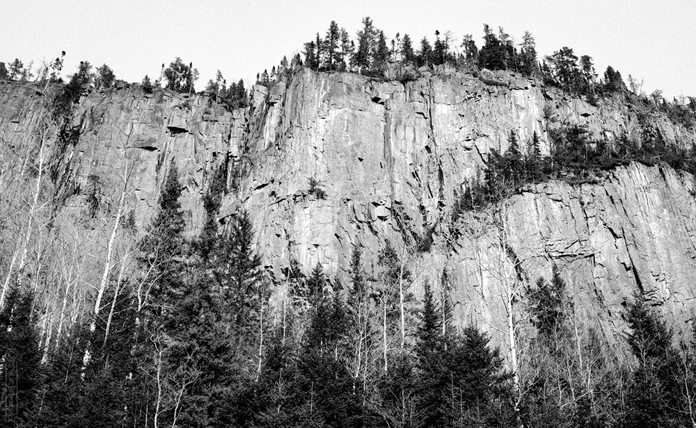 Cliff face, Highway 17 near Nipigon