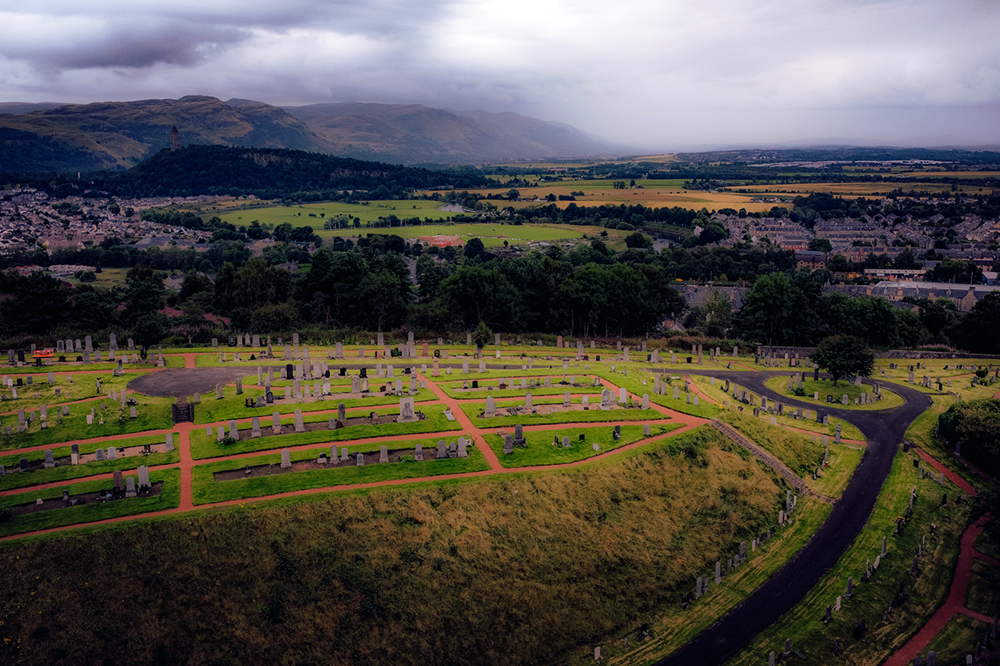 The view from Sterling Castle, Scotland