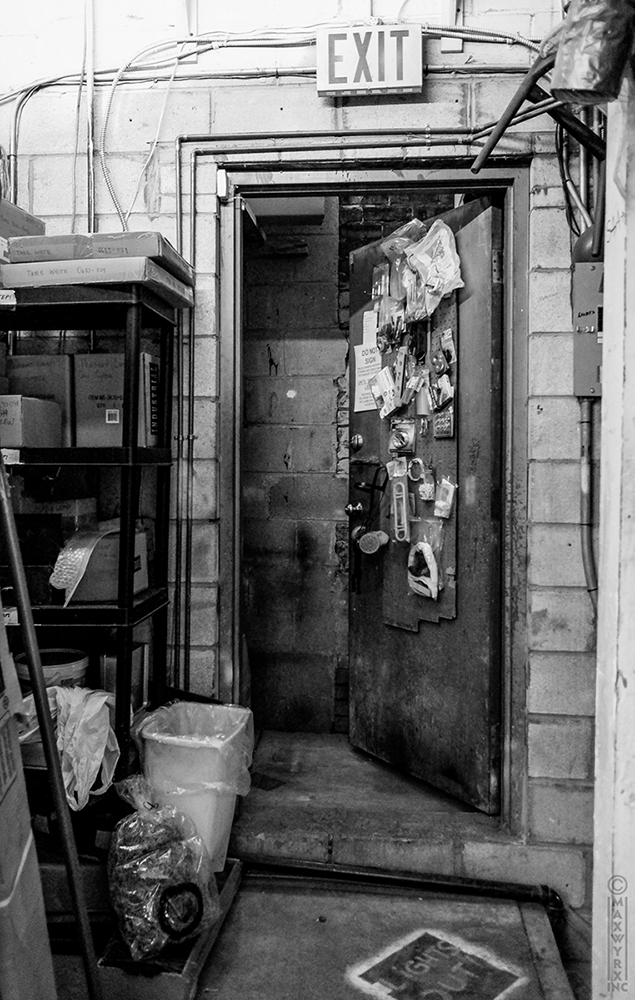 Rear exit of a store, Queen West