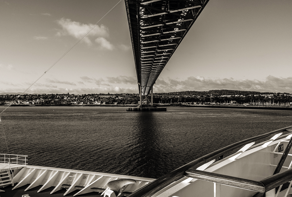 Passing under, Rosyth, Scotland