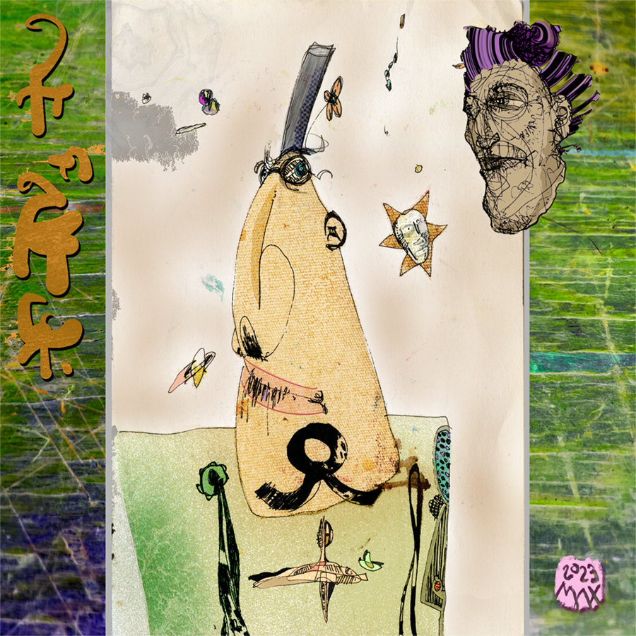 Top Hat (1981 drawing remix), 2023