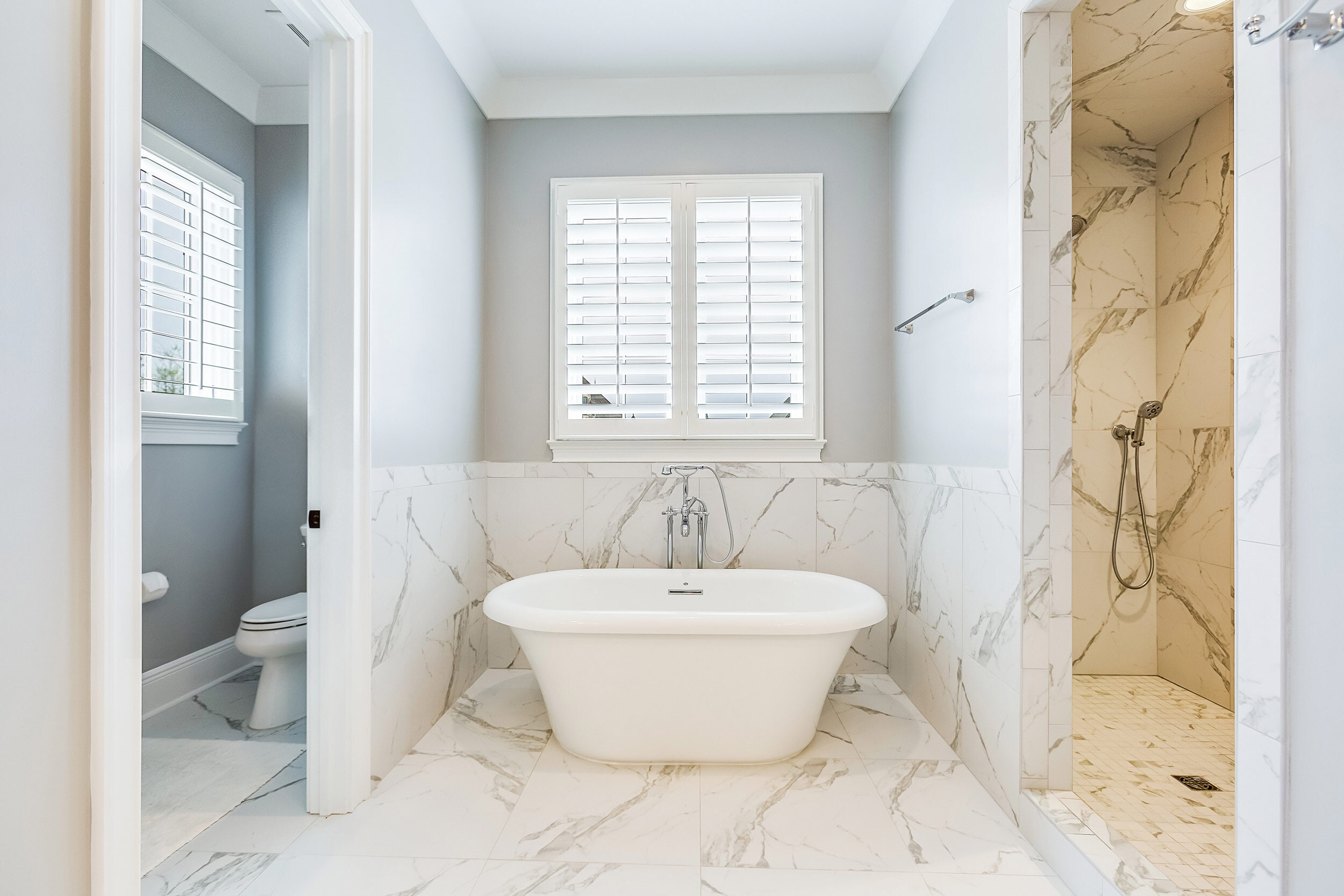 Master Bath Remodel, Bathroom Design With Shower And Bathtub