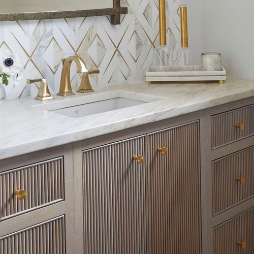 Bathroom Vanity Countertops, White Bathroom Vanity With Grey Granite Top Dining Table