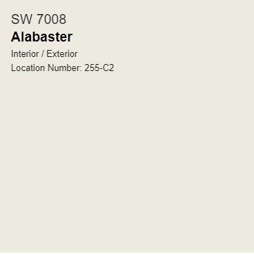 SW+7008-+Alabaster Cabinet Paint Color