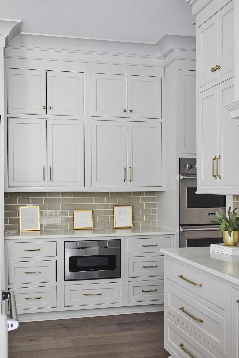 Cabinets from Toulmin Kitchen &amp; Bath in Repose Gray