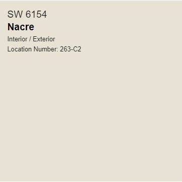 SW 6154 – Nacre