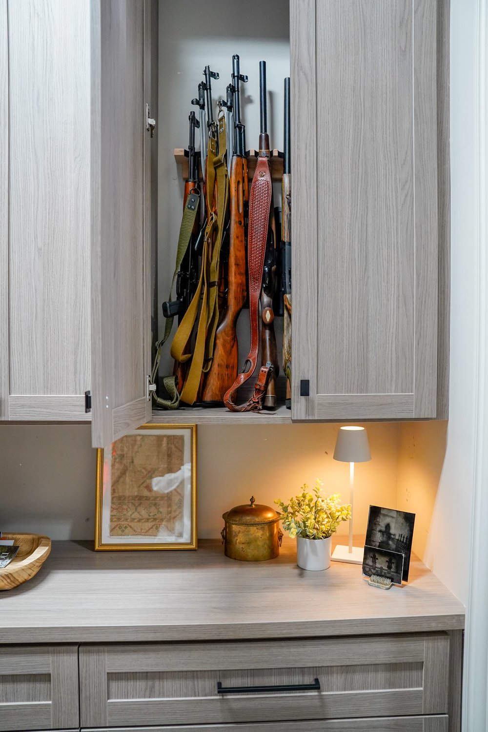 Custom Cabinetry Gun Storage 