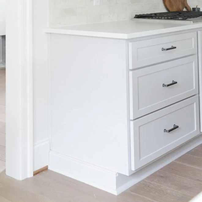  Clean and Classic Overlay Base Cabinetry with Deep Drawers