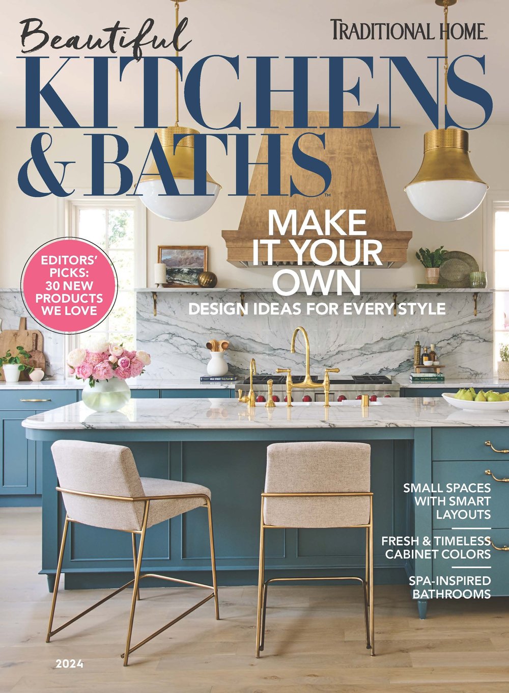 As Seen In Traditional Home, Beautiful Kitchens & Baths 2024