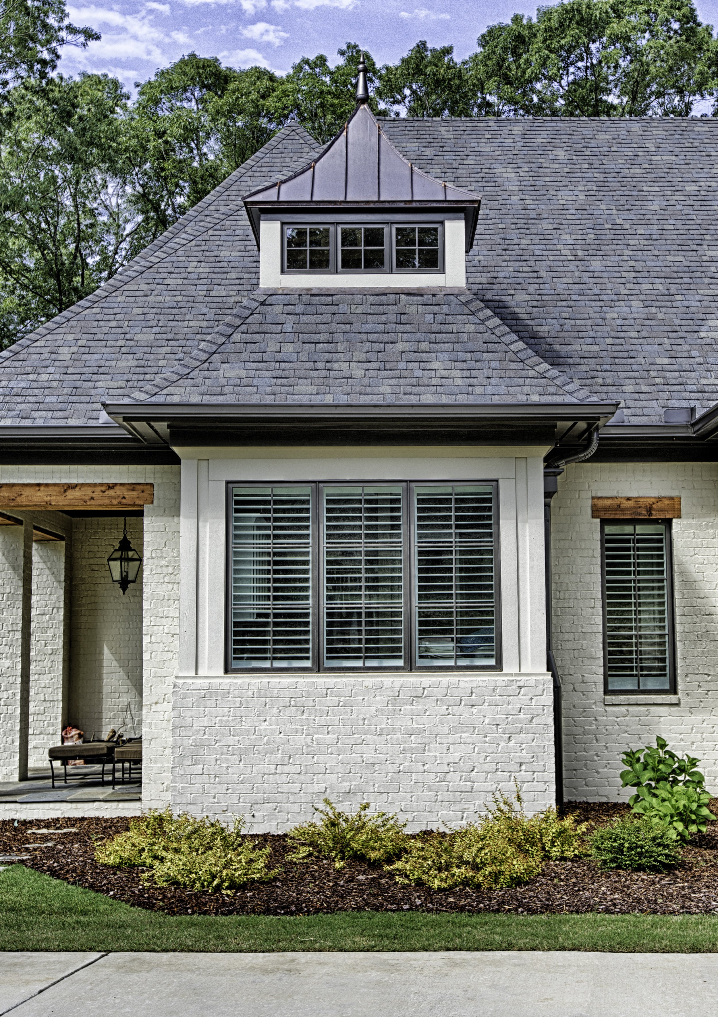 One-of-a-kind, custom, replacement wood windows installed in a Alabama home